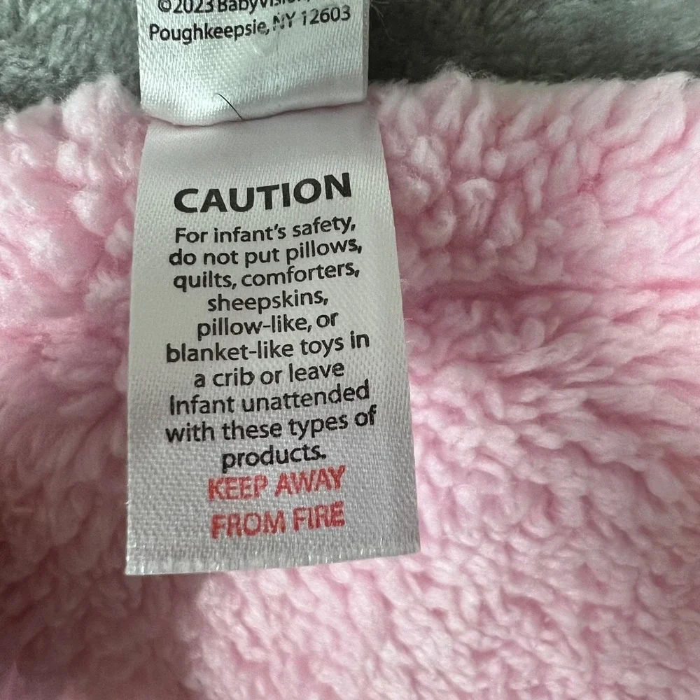 Hudson‎ Baby Blanket Fox Hedgehog Raccoon Woodland Animals HB Sherpa Pink